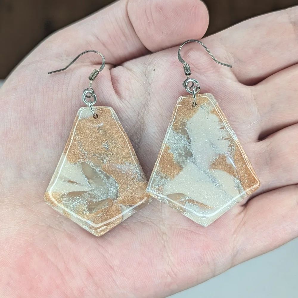 Shiny Handmade Earrings